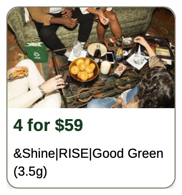 Rise: 4 for $59