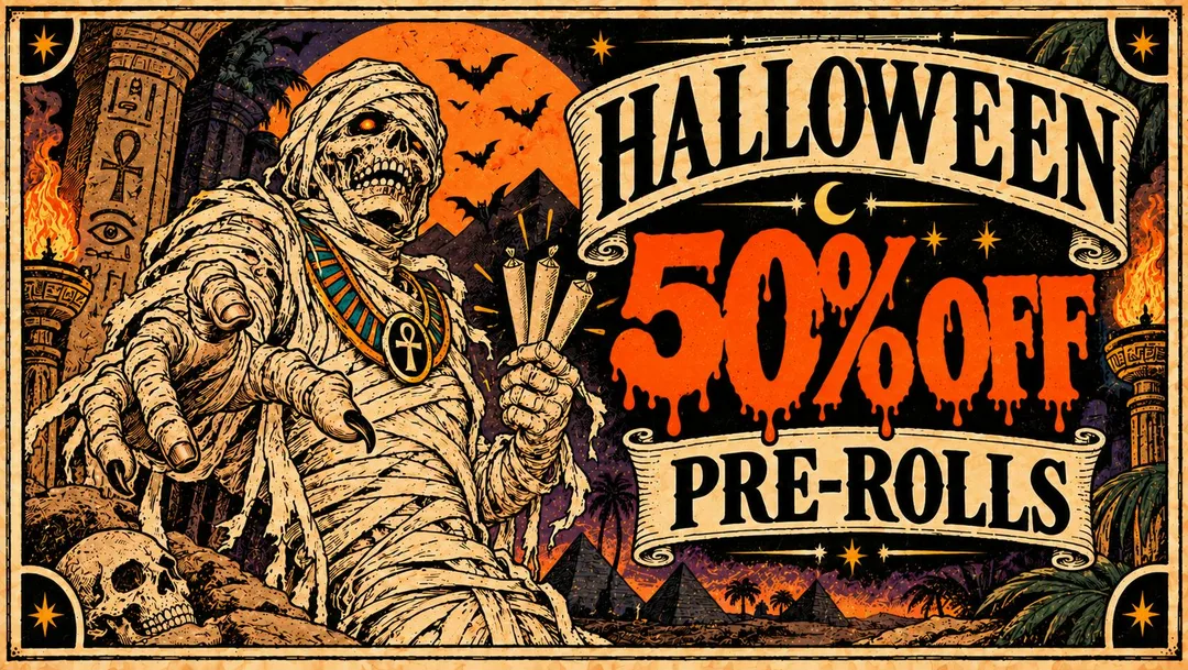 One Plant: Halloween 50% Off Pre-Rolls, pre rolls deal in Florida