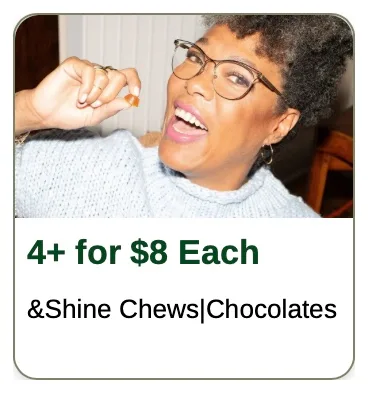 Rise: 4+ for $8 Each &Shine Chews|Chocolates, edibles deal in Florida