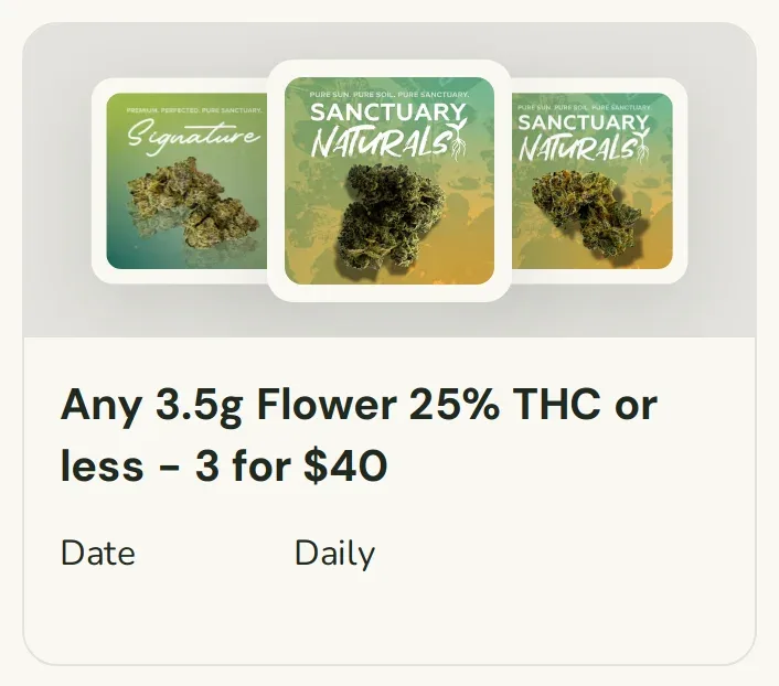 Sanctuary Cannabis deal
