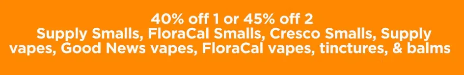 Sunnyside: 40% off 1 or 45% off 2, flower deal in Florida