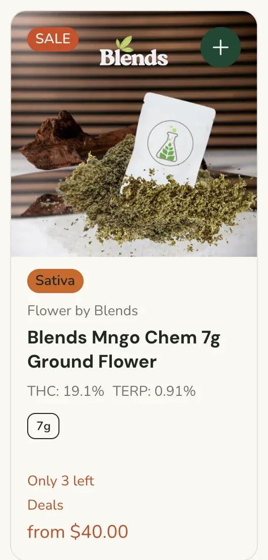 Sanctuary Cannabis: Blends Mngo Chem 7g Ground Flower in Florida