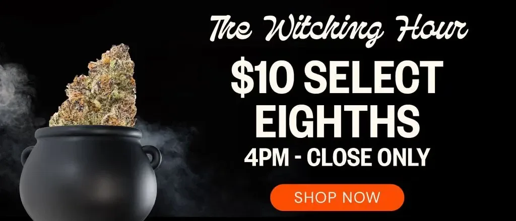 MÜV: The Witching Hour $10 Select Eighths 4PM - Close Only, flower deal in Florida