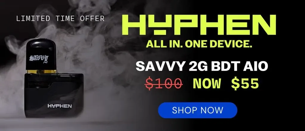 MÜV: Savvy 2G BDT AIO now $55, vapes deal in Florida