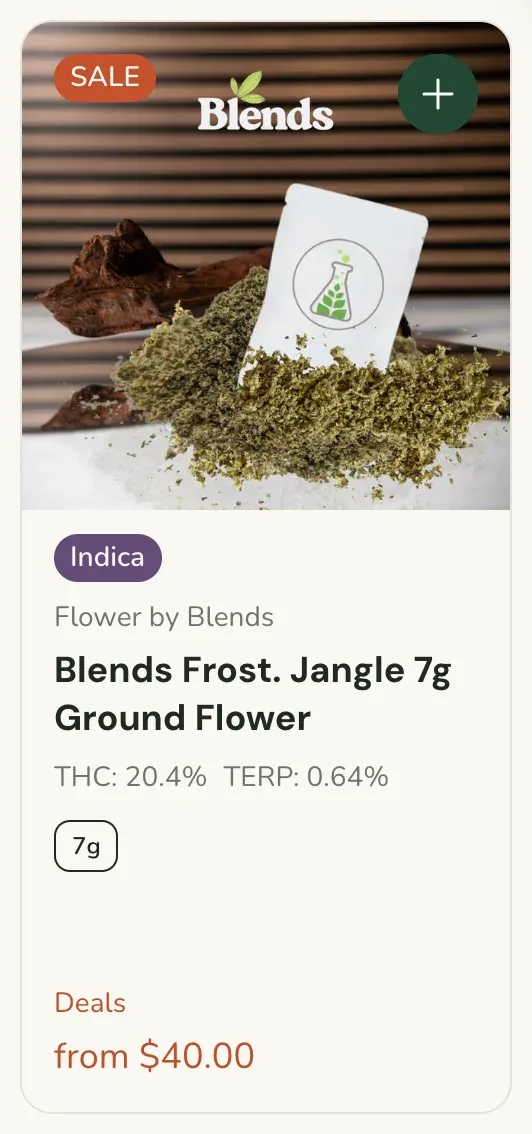 Sanctuary Cannabis: Blends Frost. Jangle 7g Ground Flower in Florida