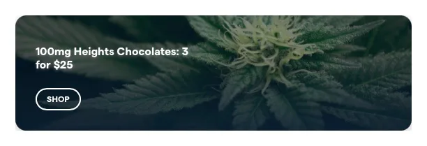 Surterra Wellness: 100mg Heights Chocolates: 3 for $25, edibles deal in Florida