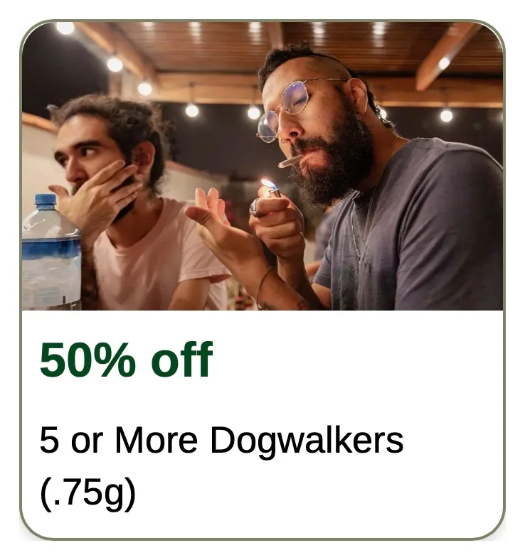 Rise: 50% off 5 or More Dogwalkers (.75g) in Florida