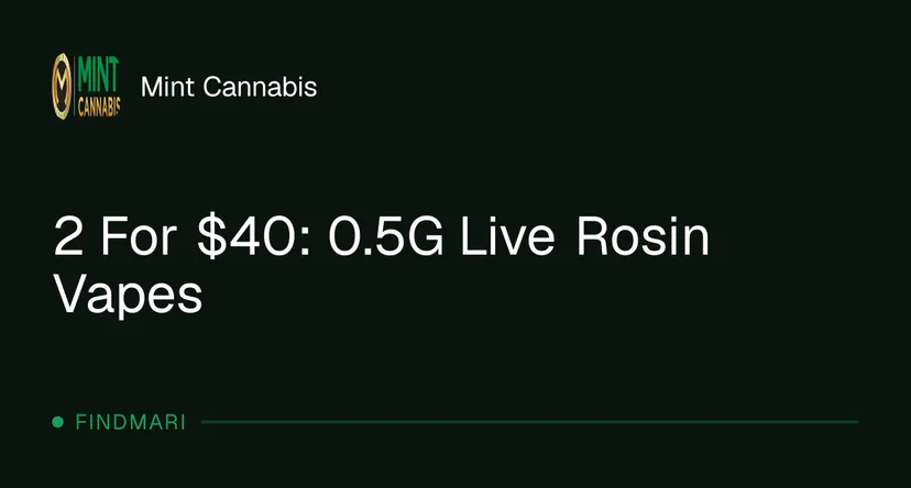 Mint Cannabis deal
