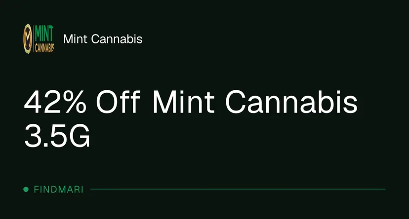 Mint Cannabis: 42% Off Mint Cannabis 3.5G, flower deal in Florida