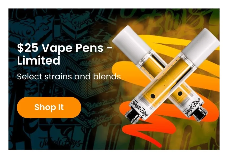 Jungle Boys: $25 Vape Pens – Limited, vapes deal in Florida