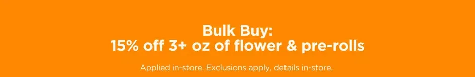 Sunnyside: Bulk Buy: 15% off 3+ oz of flower & pre-rolls in Florida
