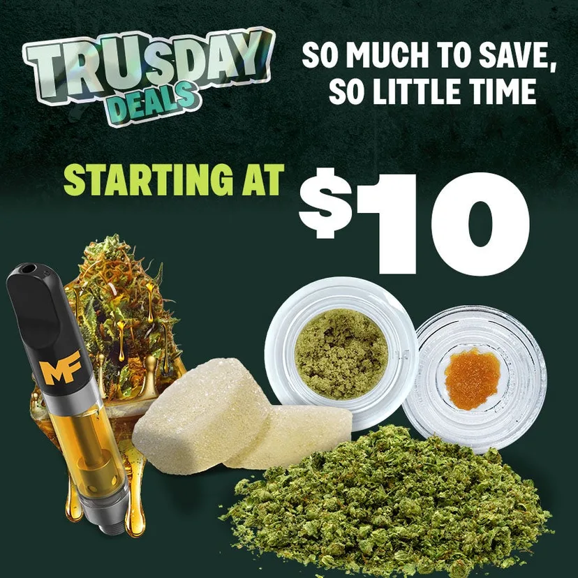 Trulieve: Trusday Deals Starting at $10, vapes deal in Florida
