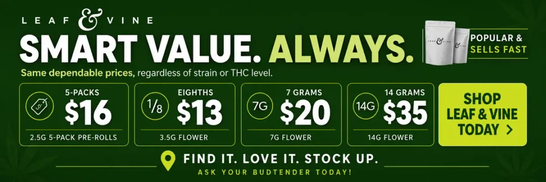 Planet 13: Smart Value. Always. Same dependable prices regardless of strain or THC level., pre rolls deal in Florida