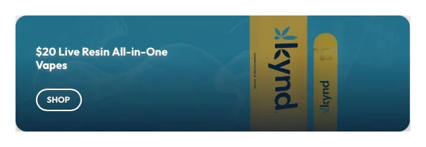 Ayr Cannabis Dispensary: $20 Live Resin All-in-One Vapes