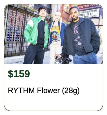 Rise: RYTHM Flower (28g) $159