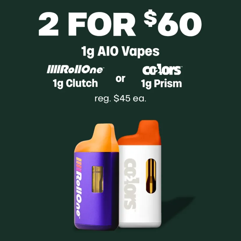Trulieve: 2 FOR $60 1g AIO Vapes, oferta de vapeadores en Florida
