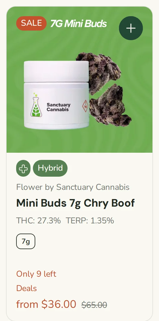 Sanctuary Cannabis deal