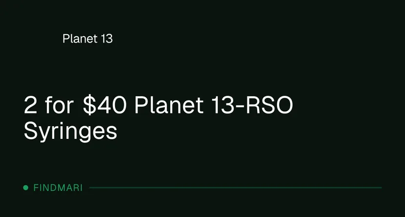 Planet 13 deal