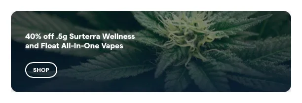 Surterra Wellness: 40% off .5g Surterra Wellness and Float All-In-One Vapes, oferta de vapeadores en Florida