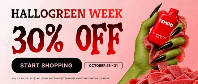 Green Dragon: HALLOWGREEN WEEK 30% OFF in Florida