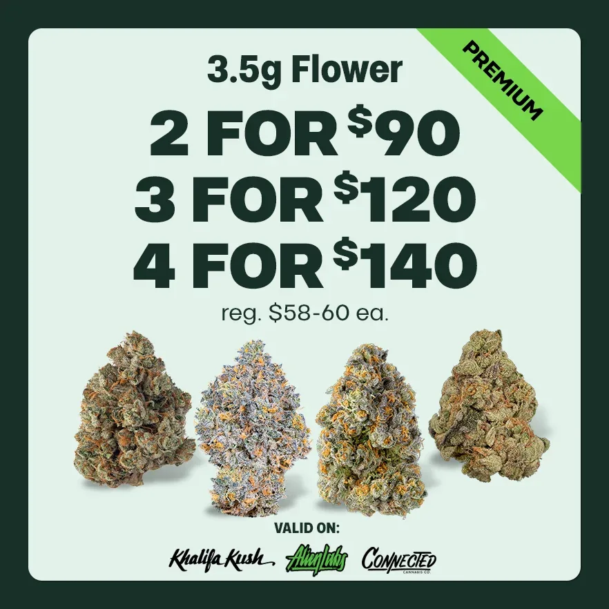 Trulieve: 3.5g Flower - 2 for $90, 3 for $120, 4 for $140 in Florida