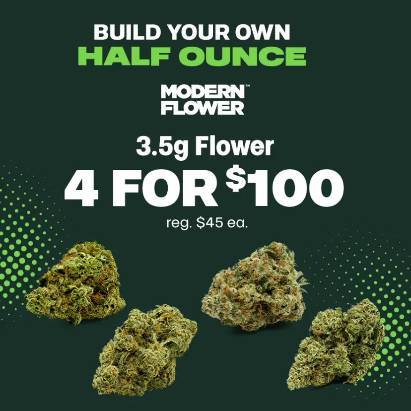 Trulieve: Build Your Own Half Ounce - 4 for $100, oferta de flor en Florida