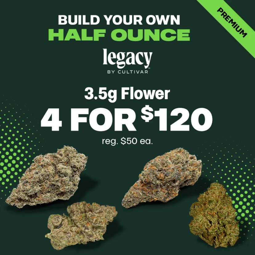 Trulieve: Build Your Own Half Ounce: 4 for $120, oferta de flor en Florida