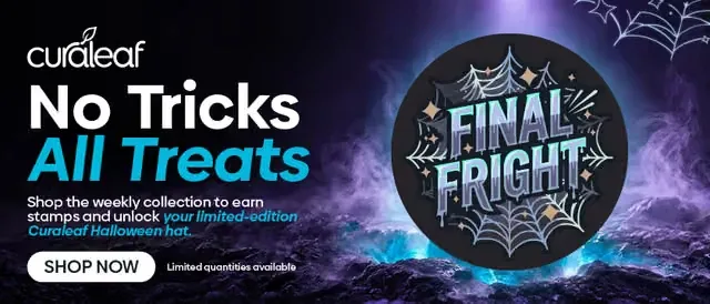 Curaleaf: No Tricks All Treats - Shop weekly collection to earn stamps