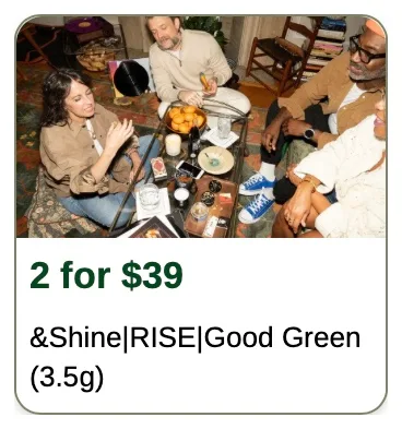 Rise: 2 for $39, flower deal in Florida