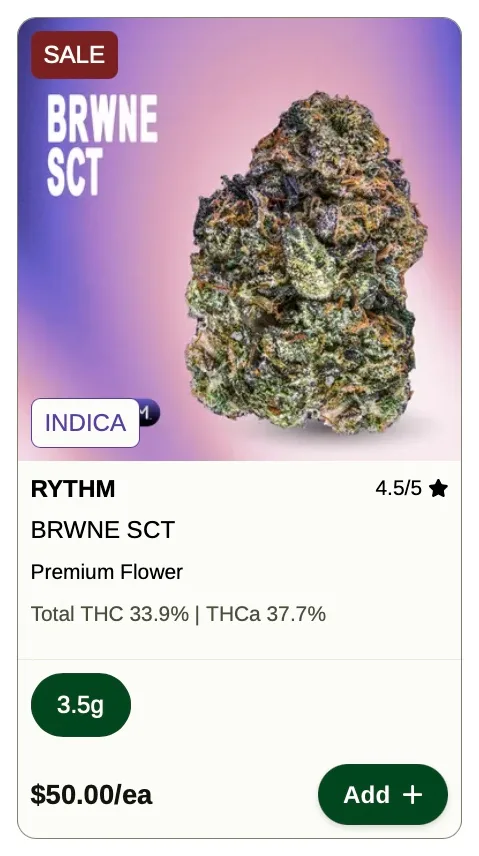 Rise: BRWNE SCT - Premium Flower on Sale in Florida