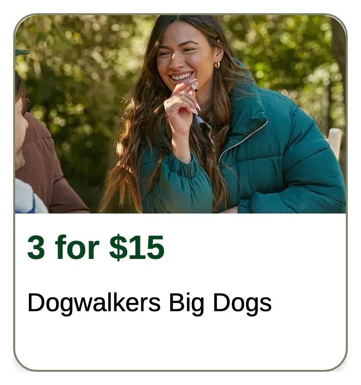 Rise: 3 for $15 Dogwalkers Big Dogs in Florida
