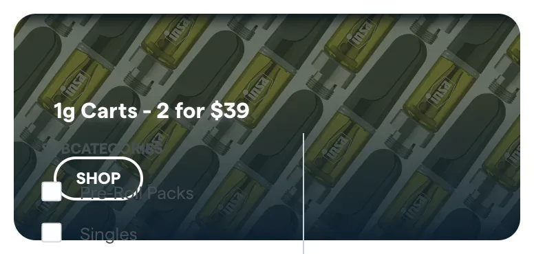 Insa: 1g Carts - 2 for $39, oferta de vapeadores en Florida