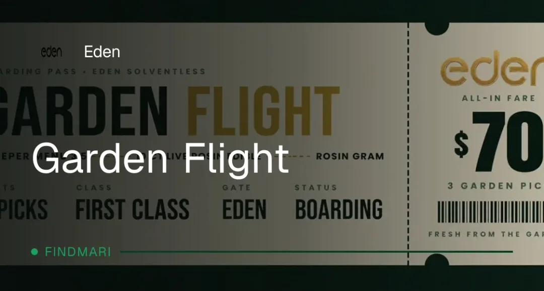 Eden: Garden Flight - All-In Fare $70 in Florida