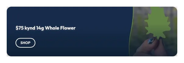 Ayr Cannabis Dispensary: $75 kynd 14g Whole Flower in Florida