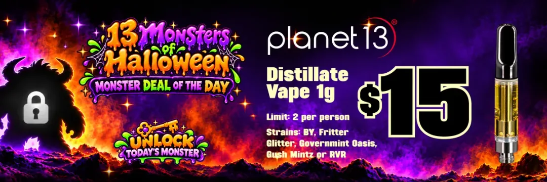 Planet 13: Distillate Vape 1g - $15, vapes deal in Florida