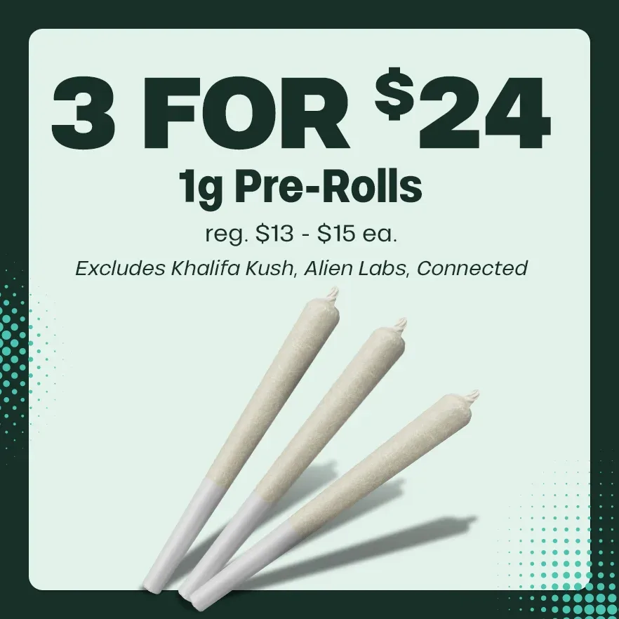Trulieve: 3 for $24 1g Pre-Rolls, pre rolls deal in Florida