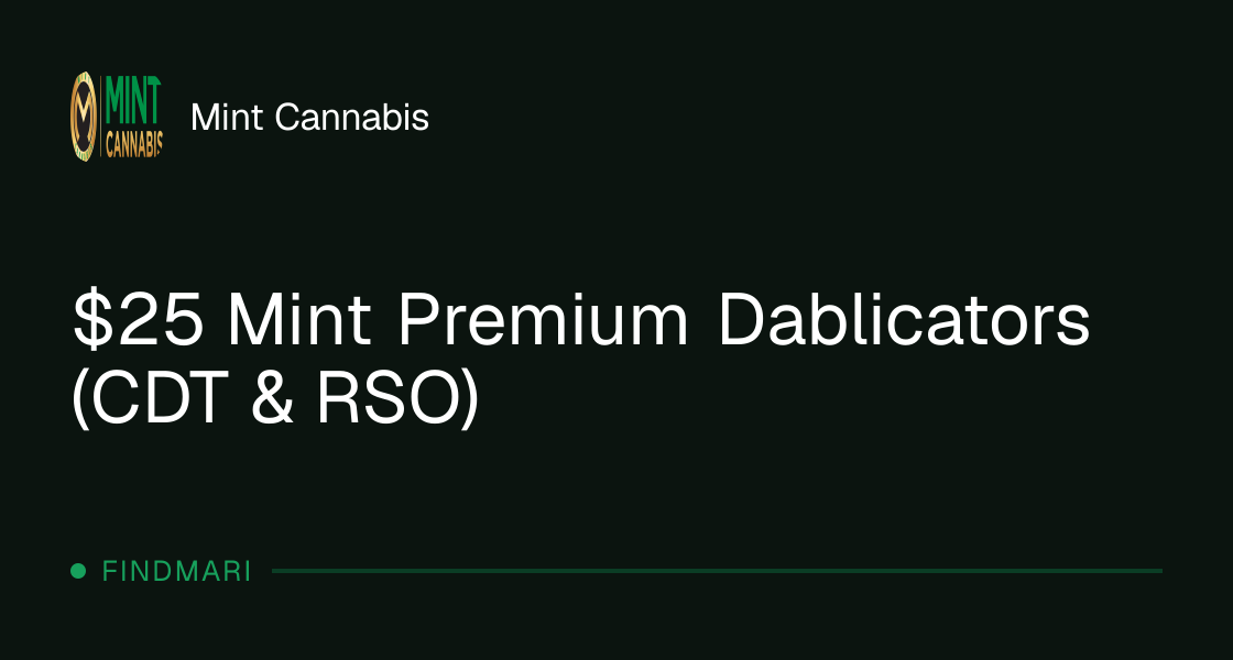 Mint Cannabis deal