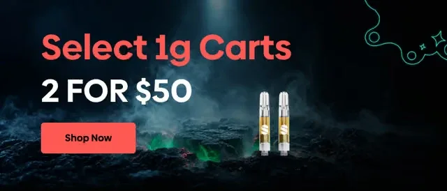 Curaleaf: Select 1g Carts 2 for $50, vapes deal in Florida