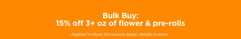 Sunnyside: 15% off 3+ oz of flower & pre-rolls, oferta de flor en Florida