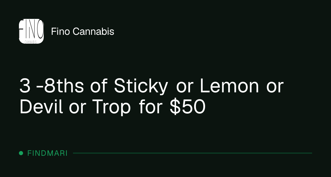 Fino Cannabis deal