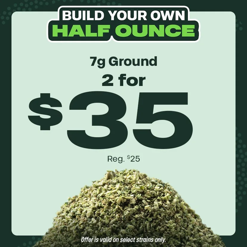 Trulieve: Build Your Own Half Ounce - 7g Ground 2 for $35, flower deal in Florida