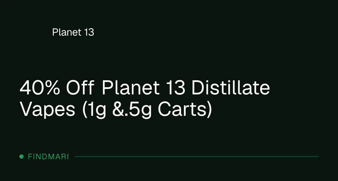 Planet 13: Vapes deal