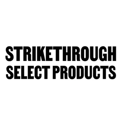 The Flowery: Strikethrough Select Products