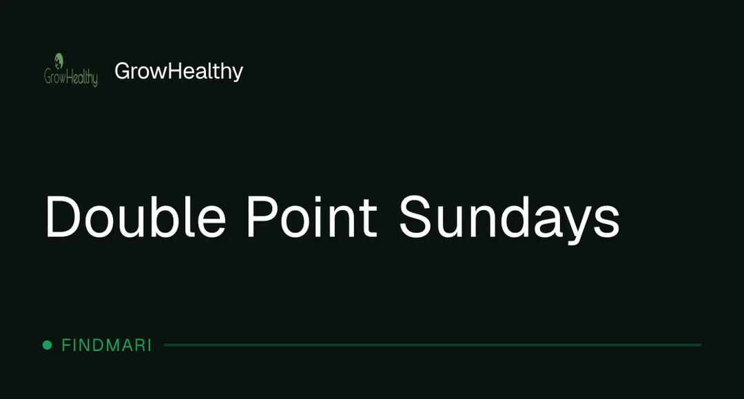 GrowHealthy: Double Point Sundays, loyalty deal in Florida