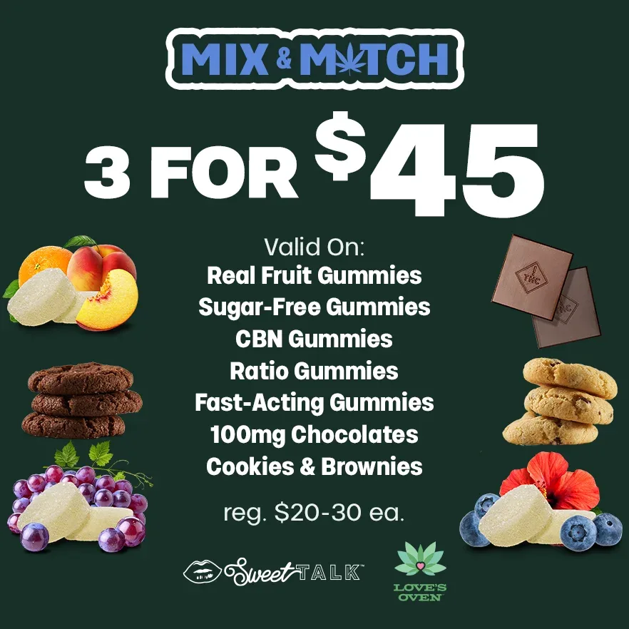 Trulieve: Mix & Match 3 for $45