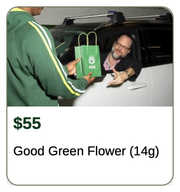 Rise: Good Green Flower (14g) $55