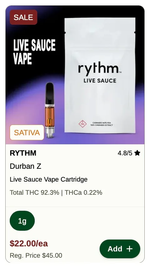 Rise: LIVE SAUCE VAPE, vapes deal in Florida
