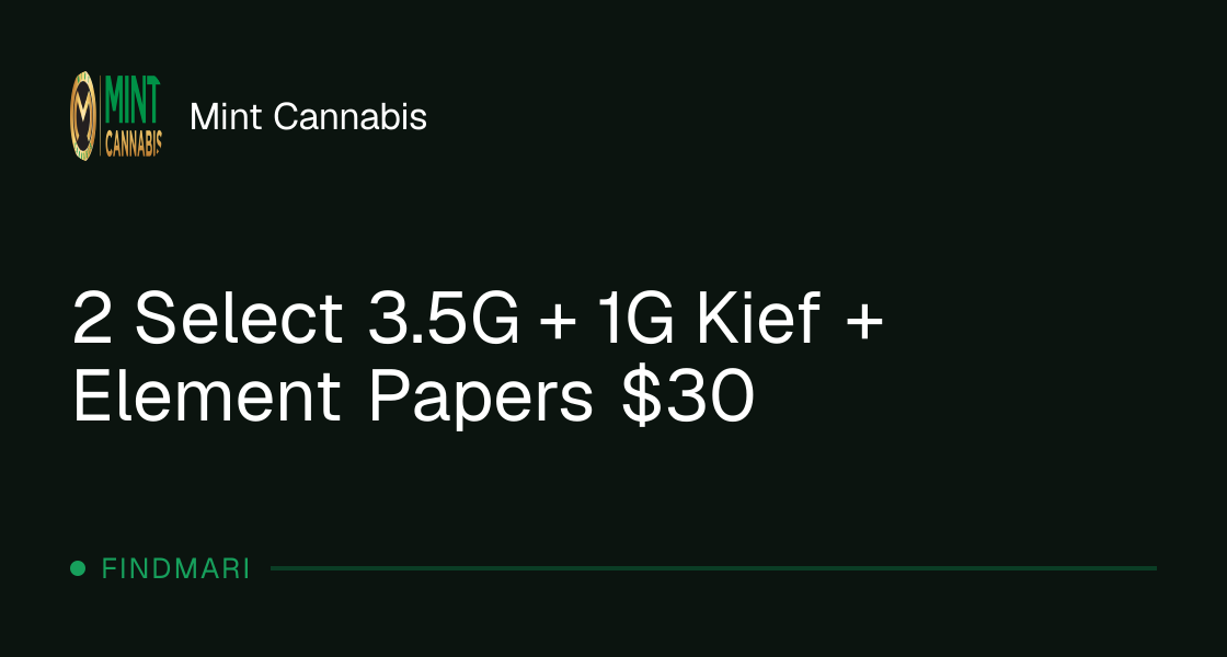 Mint Cannabis deal