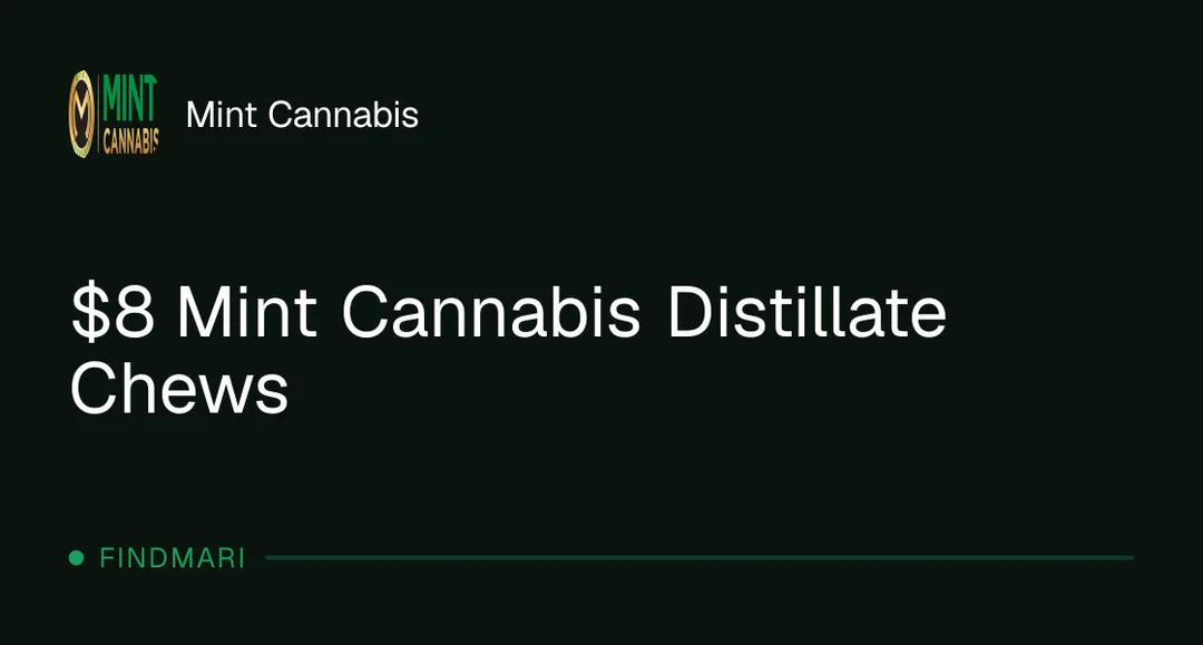 Mint Cannabis: $8 Mint Cannabis Distillate Chews, edibles deal in Florida