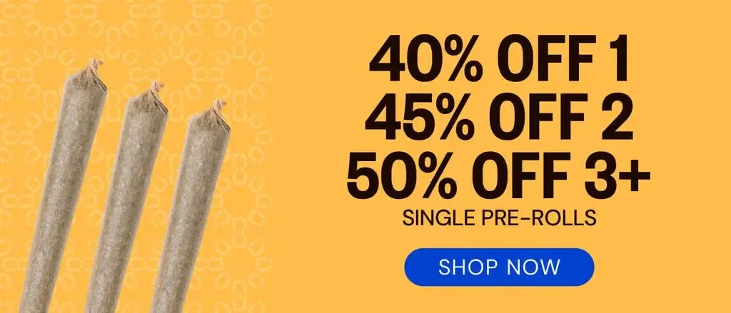 MÜV: 40% OFF 1, 45% OFF 2, 50% OFF 3+ Single Pre-Rolls, pre rolls deal in Florida